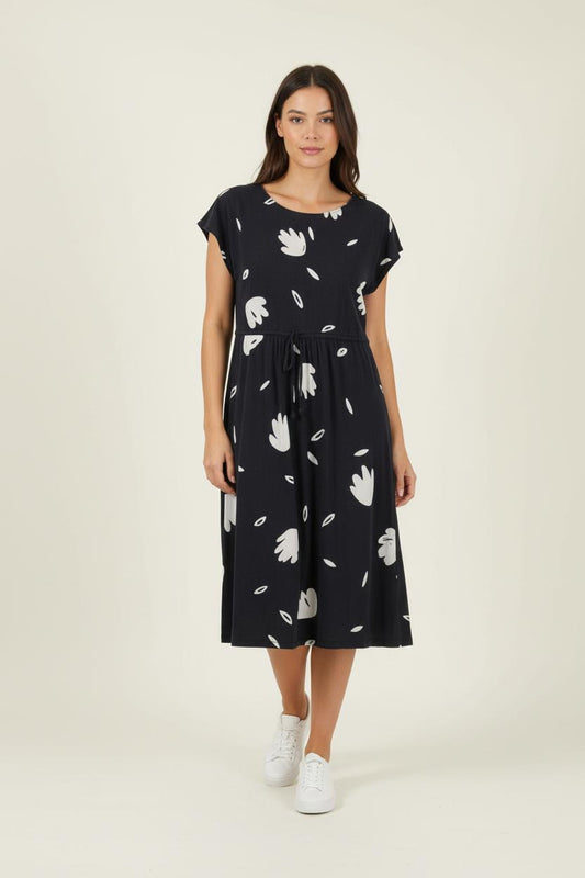 Robe Midi Bleu et Blanc - Taille M/38