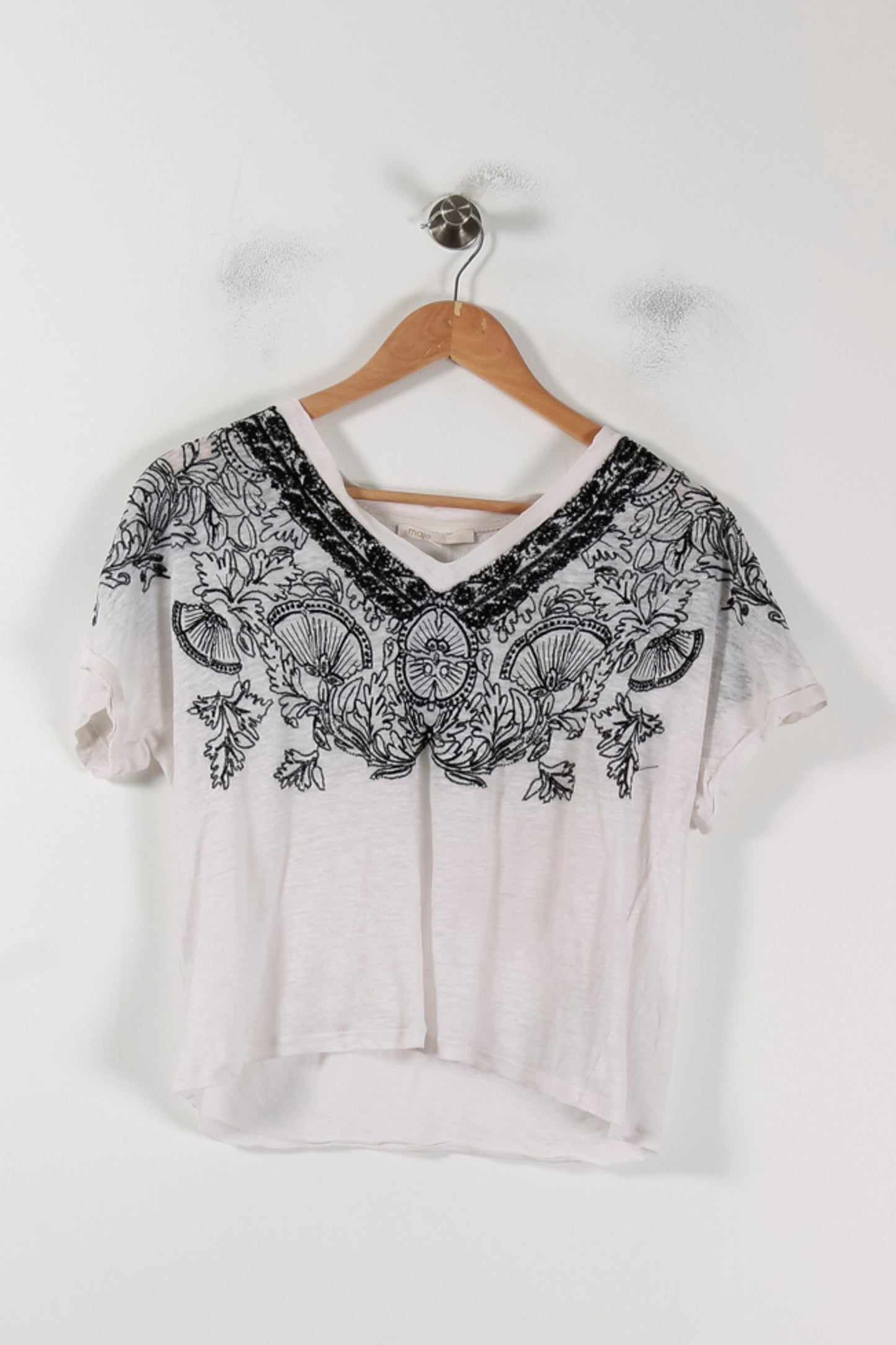 Tee-shirt Blanc et Noir - Taille S/36