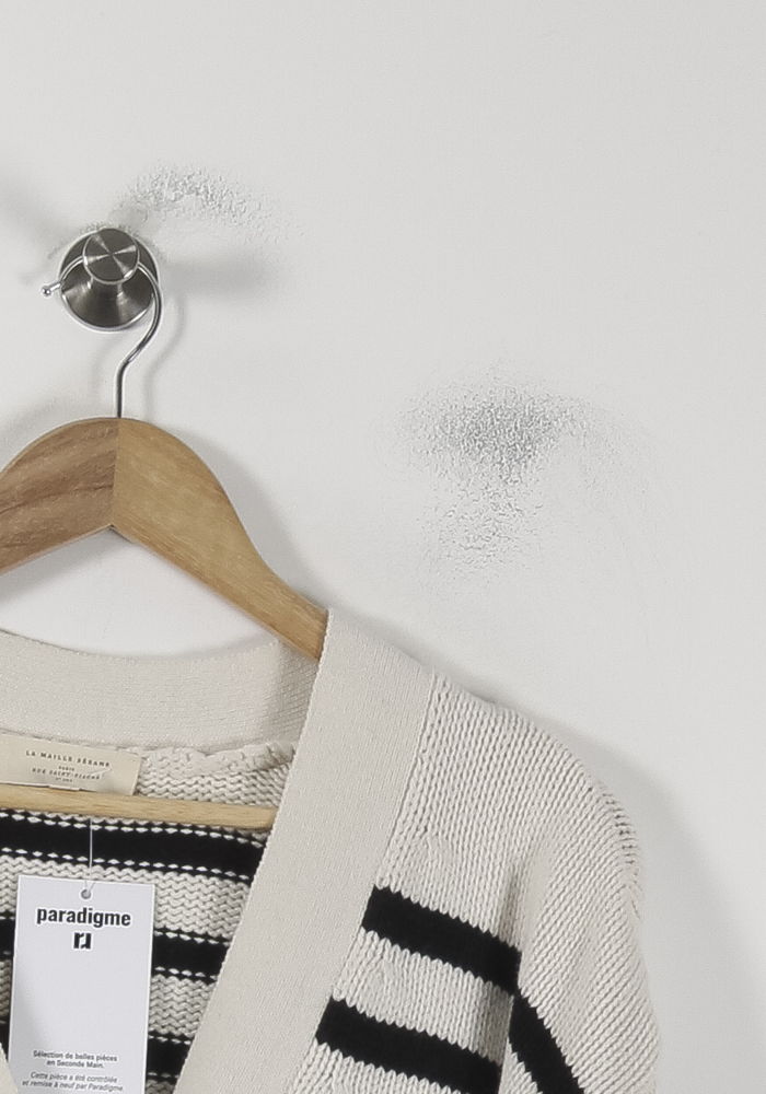 Cardigan Beige et Noir - Taille M/38