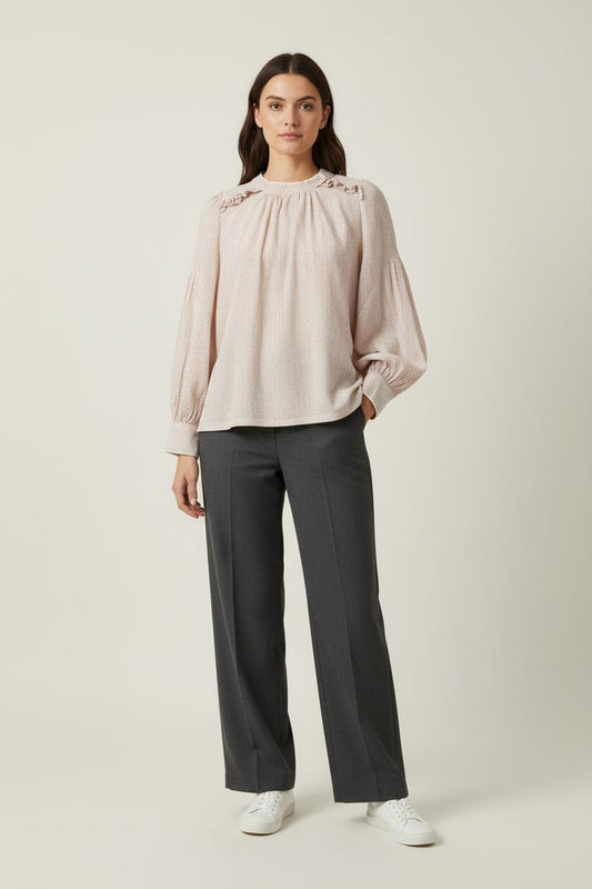 Blouse Beige - Taille S/36