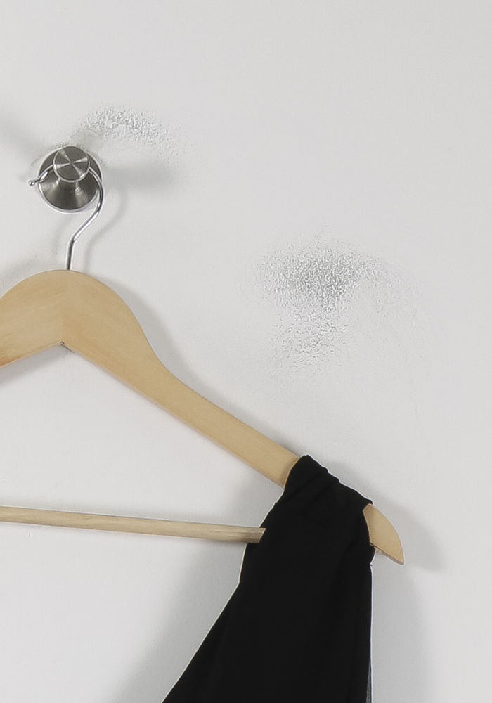 Robe Drapée Noire - Taille XS/34