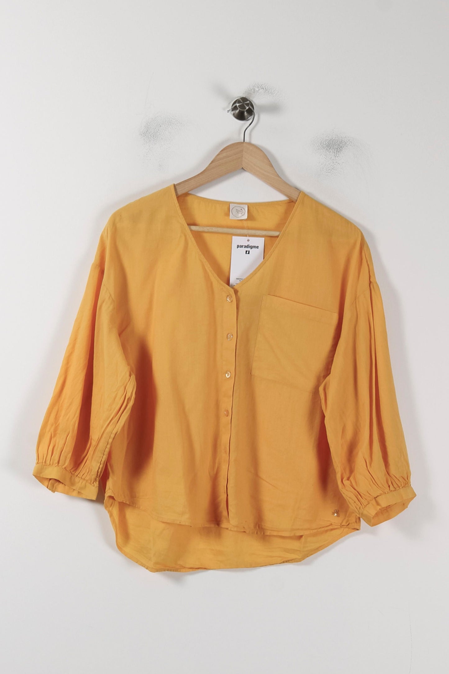 Blouse jaune - Taille XS/34