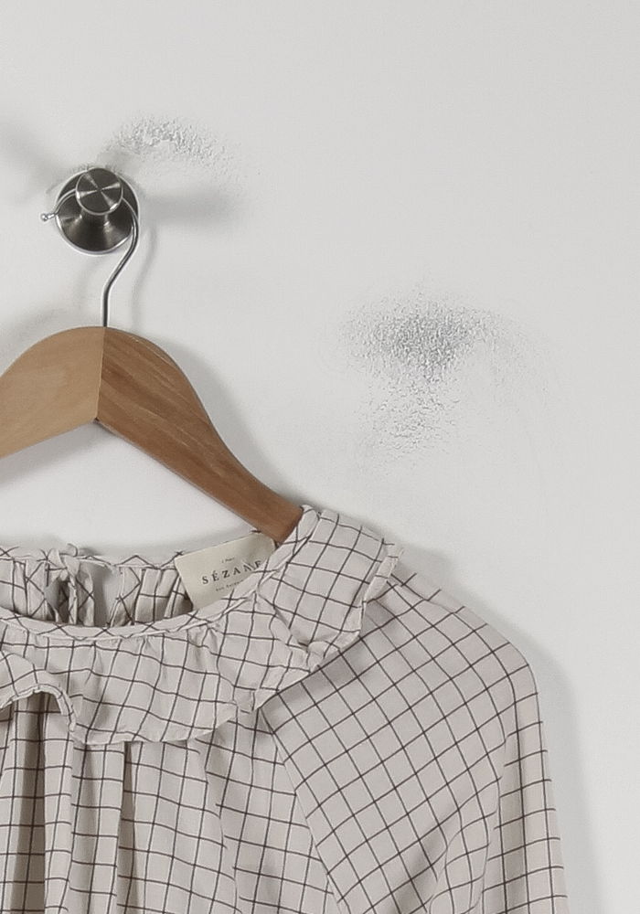 Blouse Blanche et Noire - Taille M/38