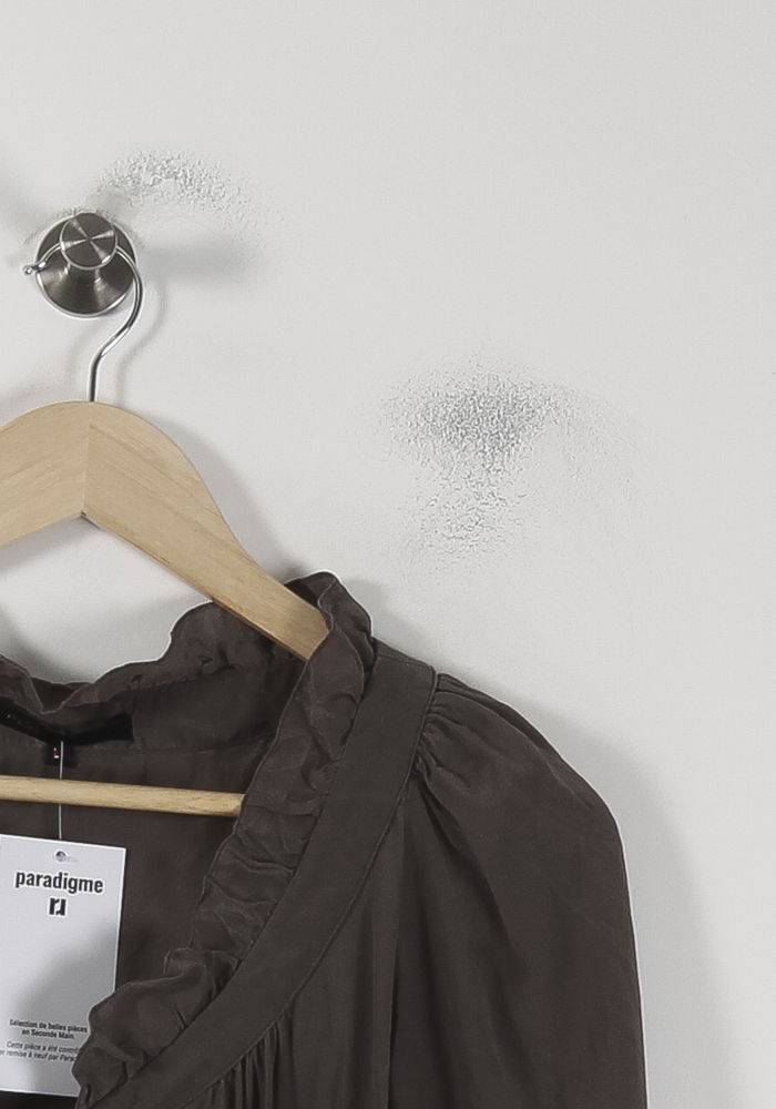 Blouse marron - Taille L/40