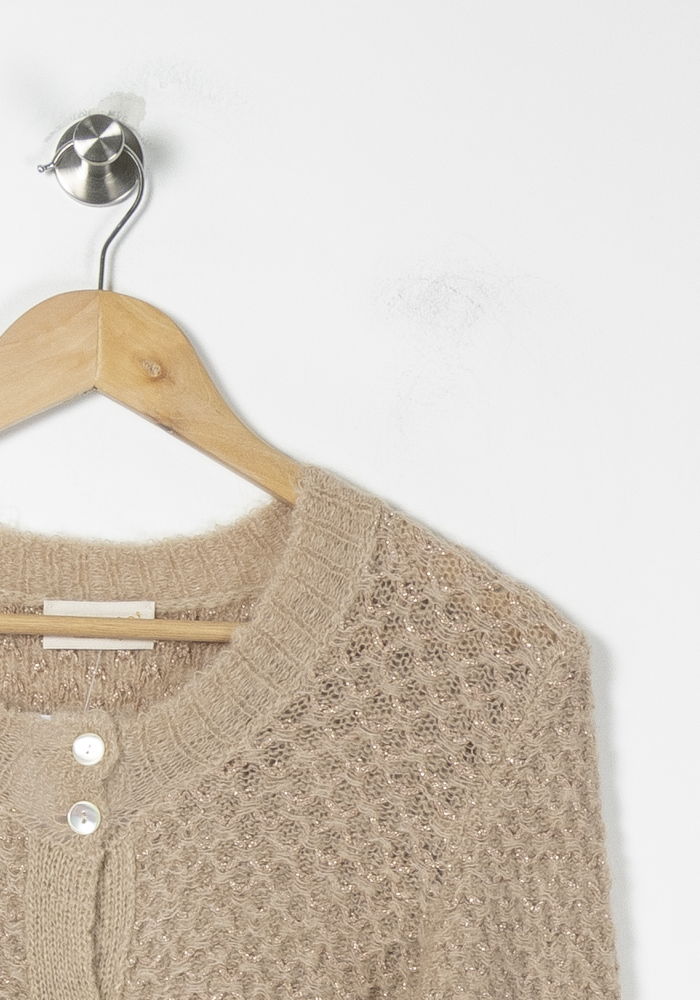 Cardigan Beige - Taille XS/34
