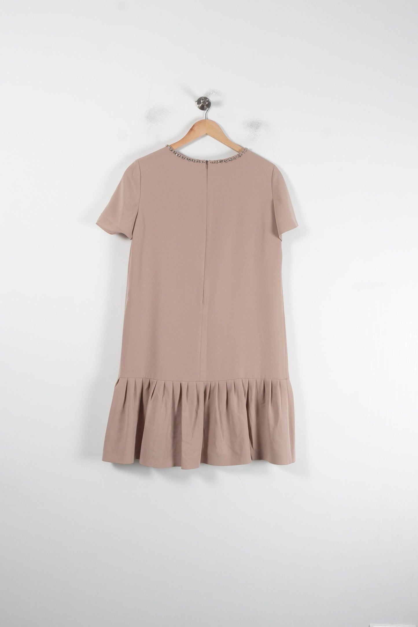 Robe Volantée Beige - Taille M/38