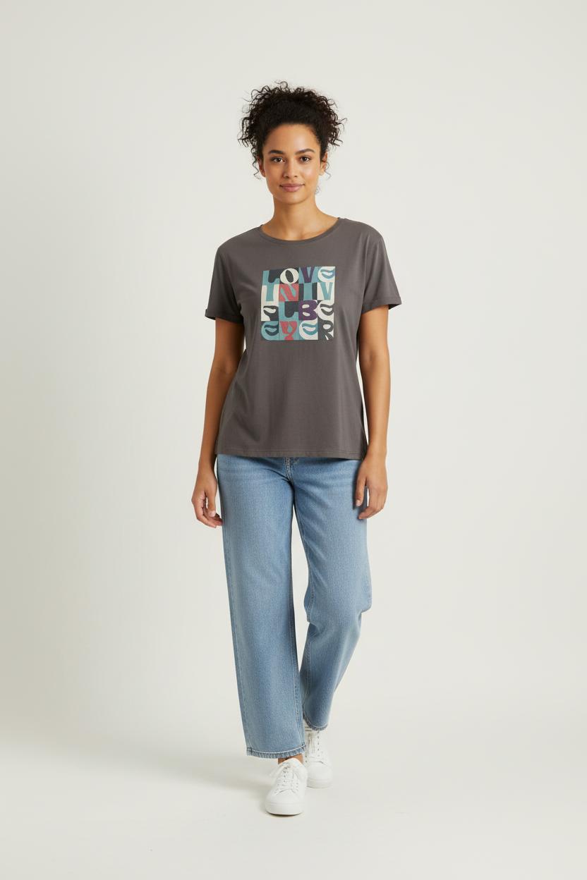 Tee-shirt Gris - Taille S/36