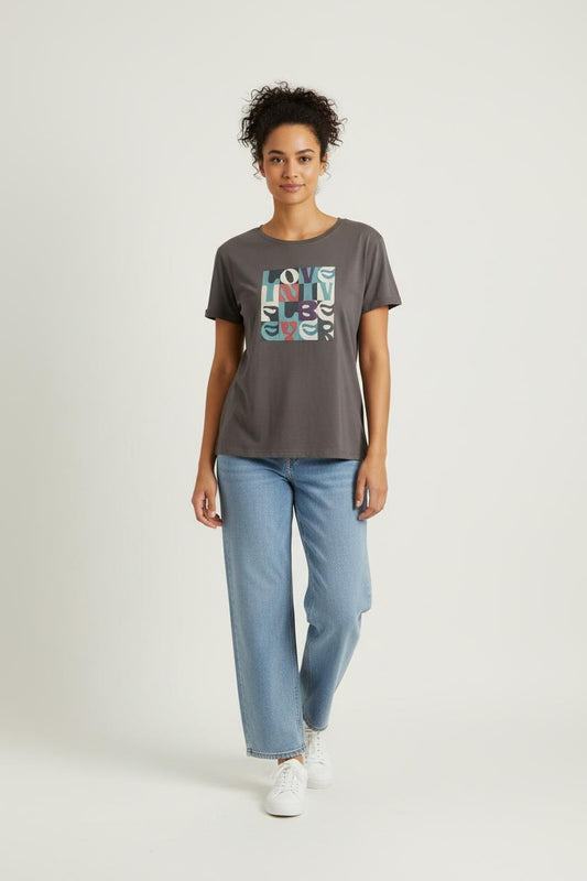 Tee-shirt Gris - Taille S/36