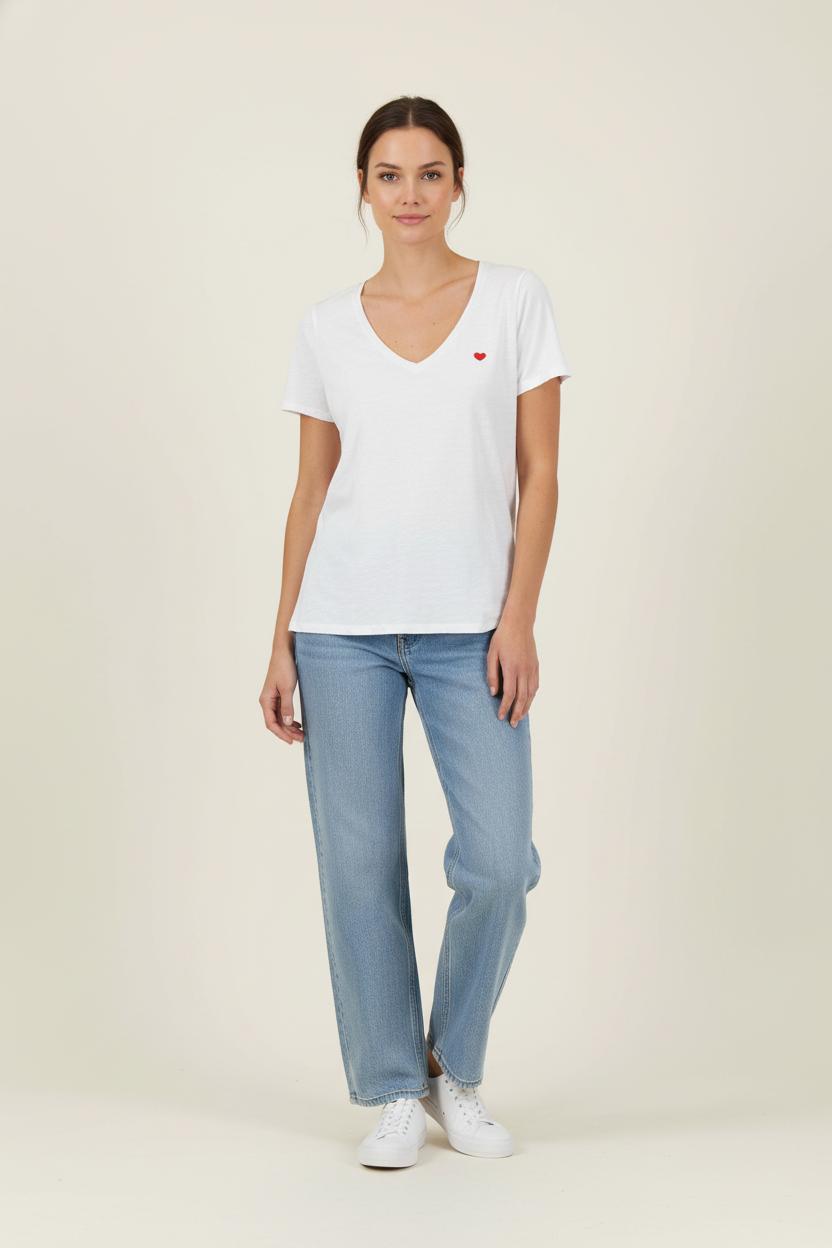Tee-shirt Blanc - Taille XXS/32