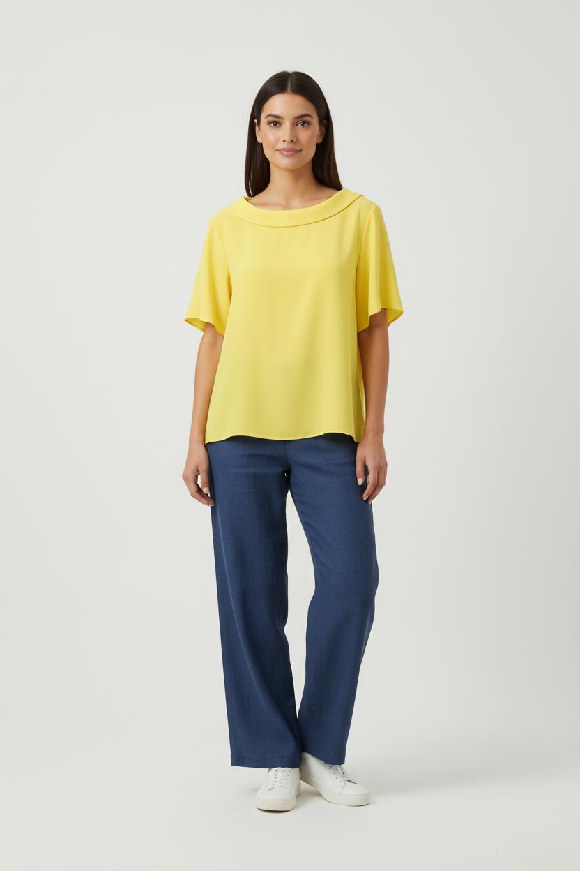 Blouse jaune - Taille XXL/44