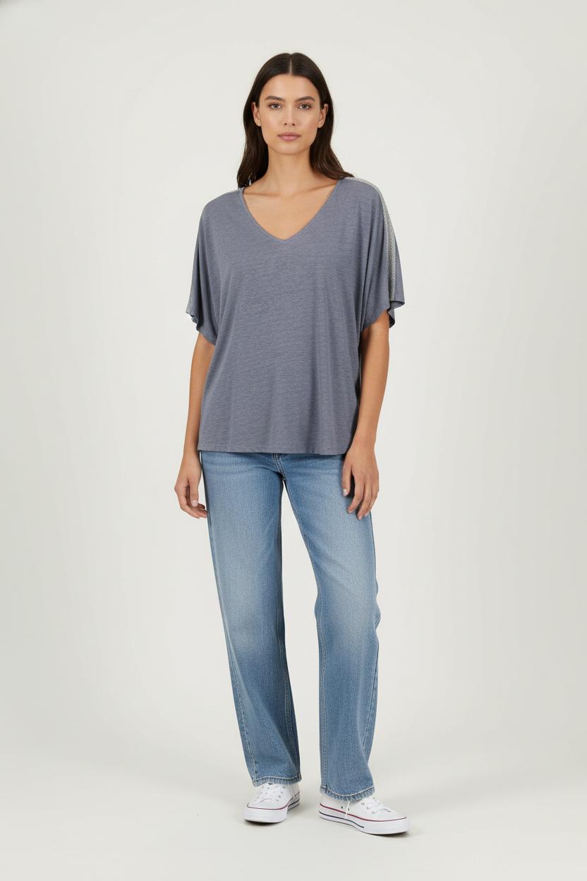 Tee-shirt Bleu - Taille L/40