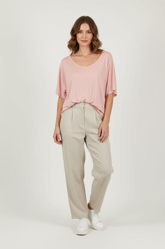 Tee-shirt Rose - Taille L/40