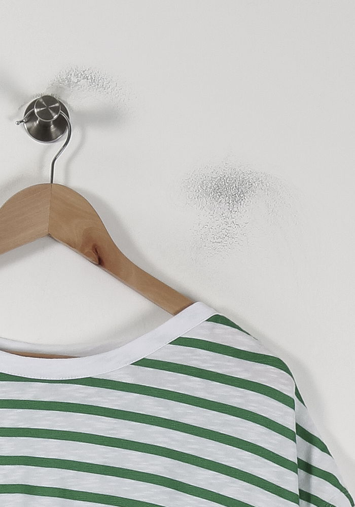 Tee-shirt Blanc et Vert - Taille XXXL/46