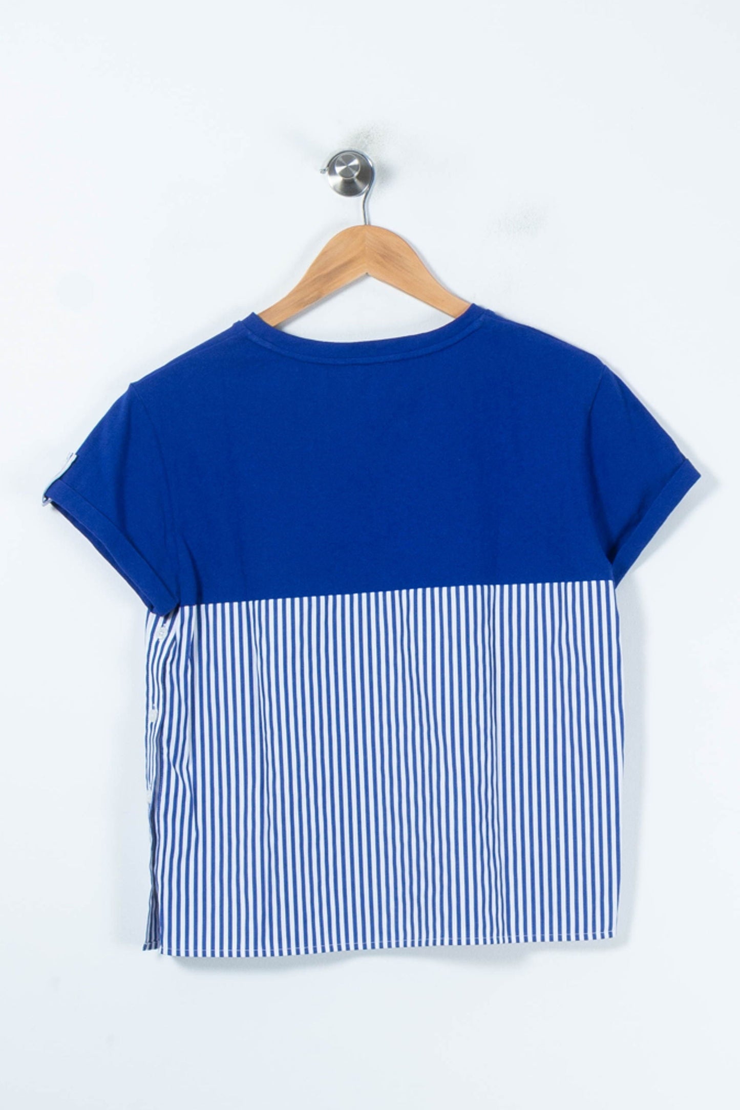 Tee-shirt Bleu et Blanc - Taille S/36