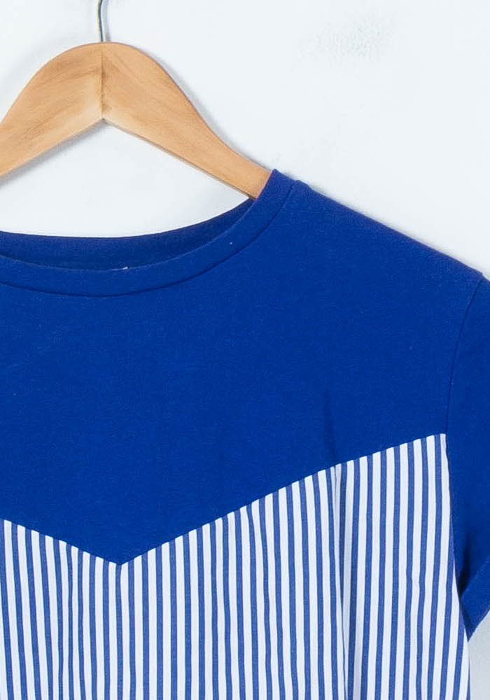 Tee-shirt Bleu et Blanc - Taille S/36