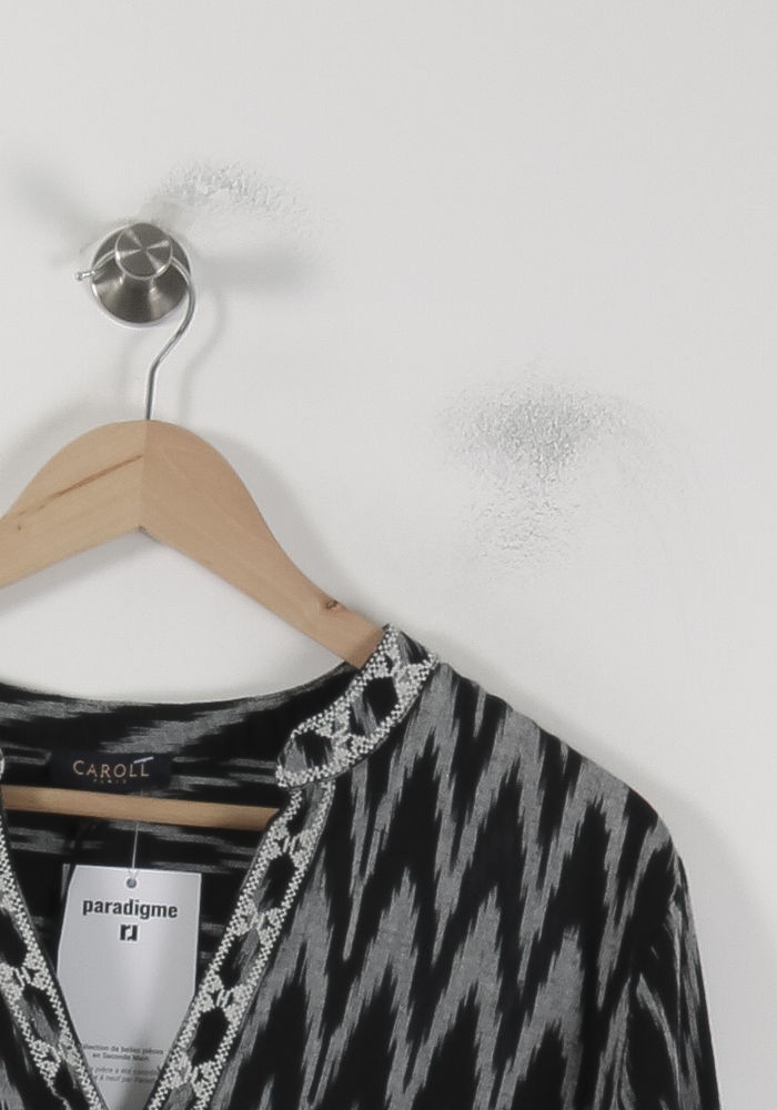 Blouse Noire et Grise - Taille XXL/44