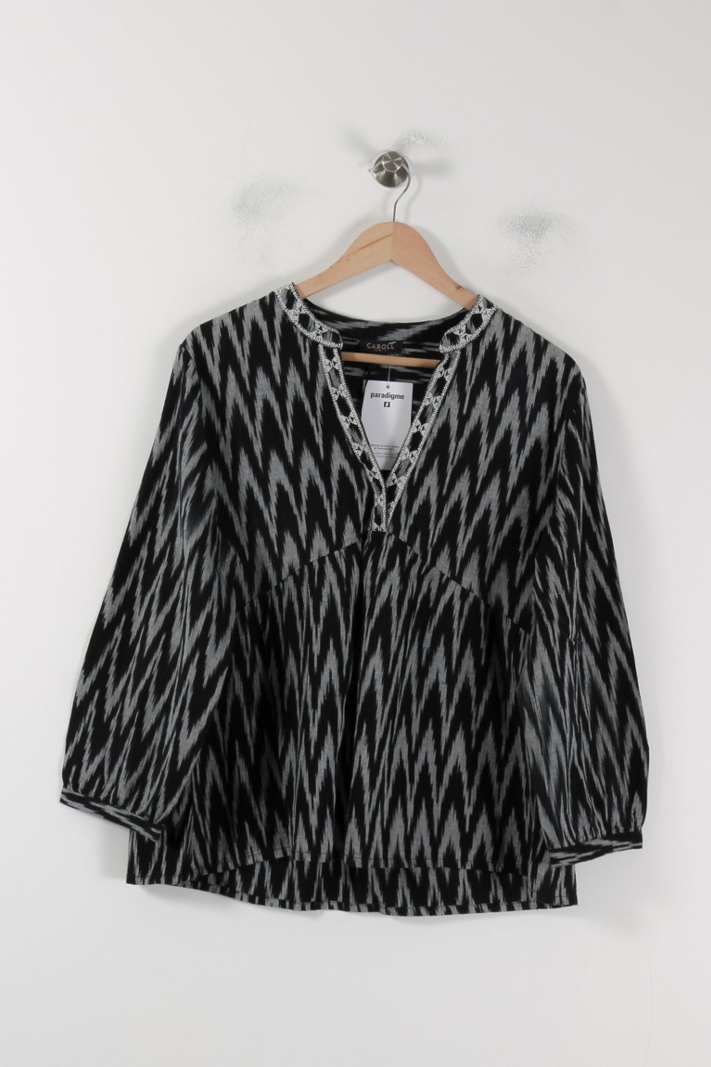 Blouse Noire et Grise - Taille XXL/44
