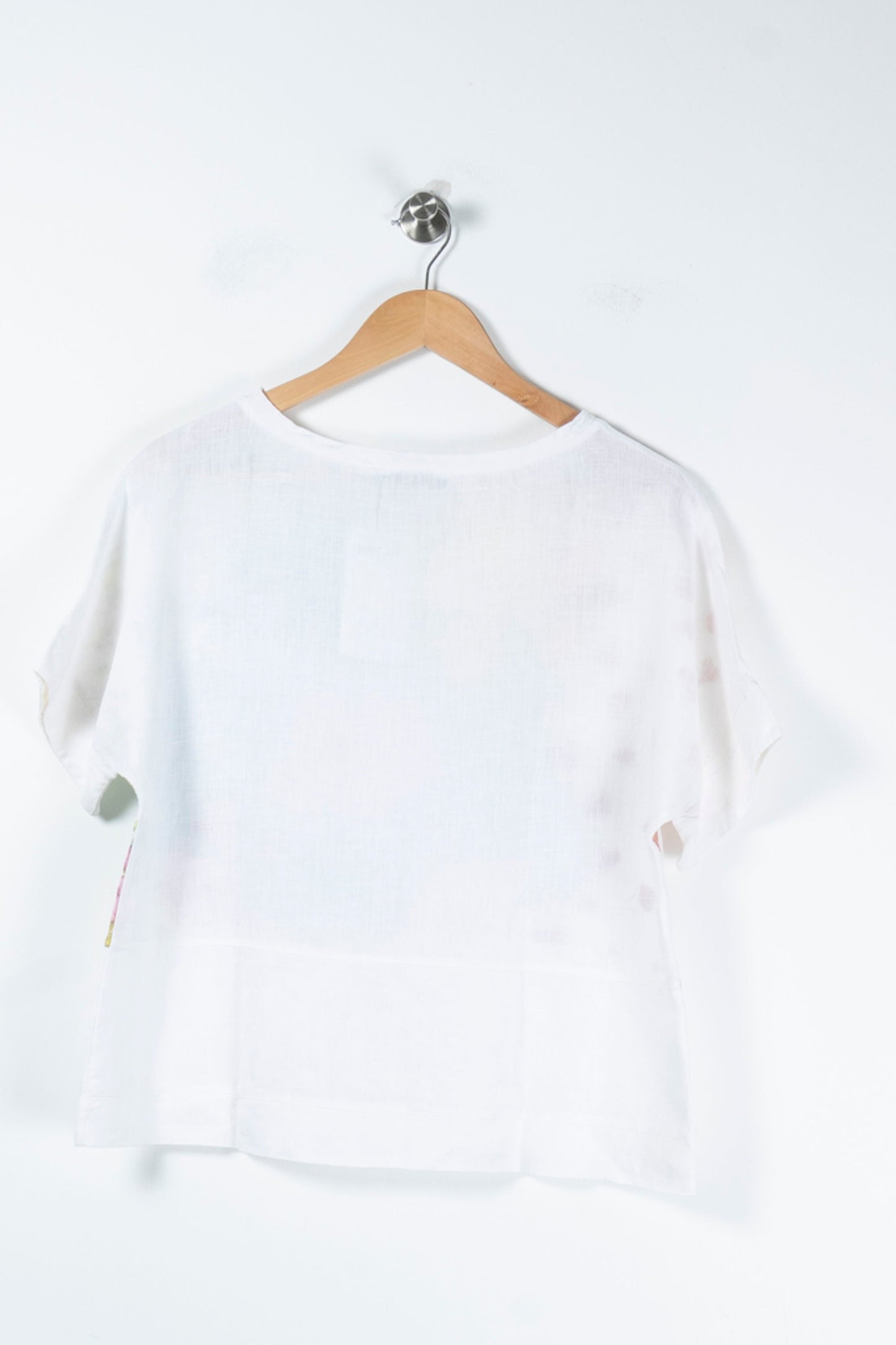 T-shirt Blanc et Vert - Taille M/38