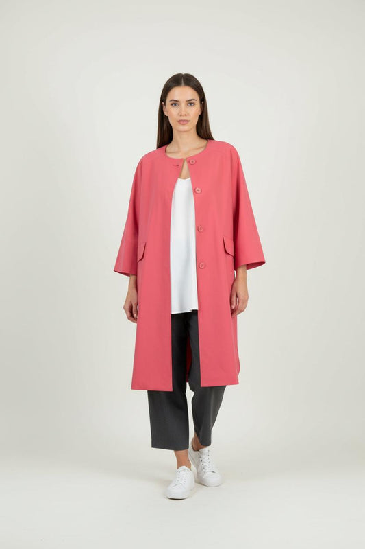 Manteau Long Rose - Taille S/36