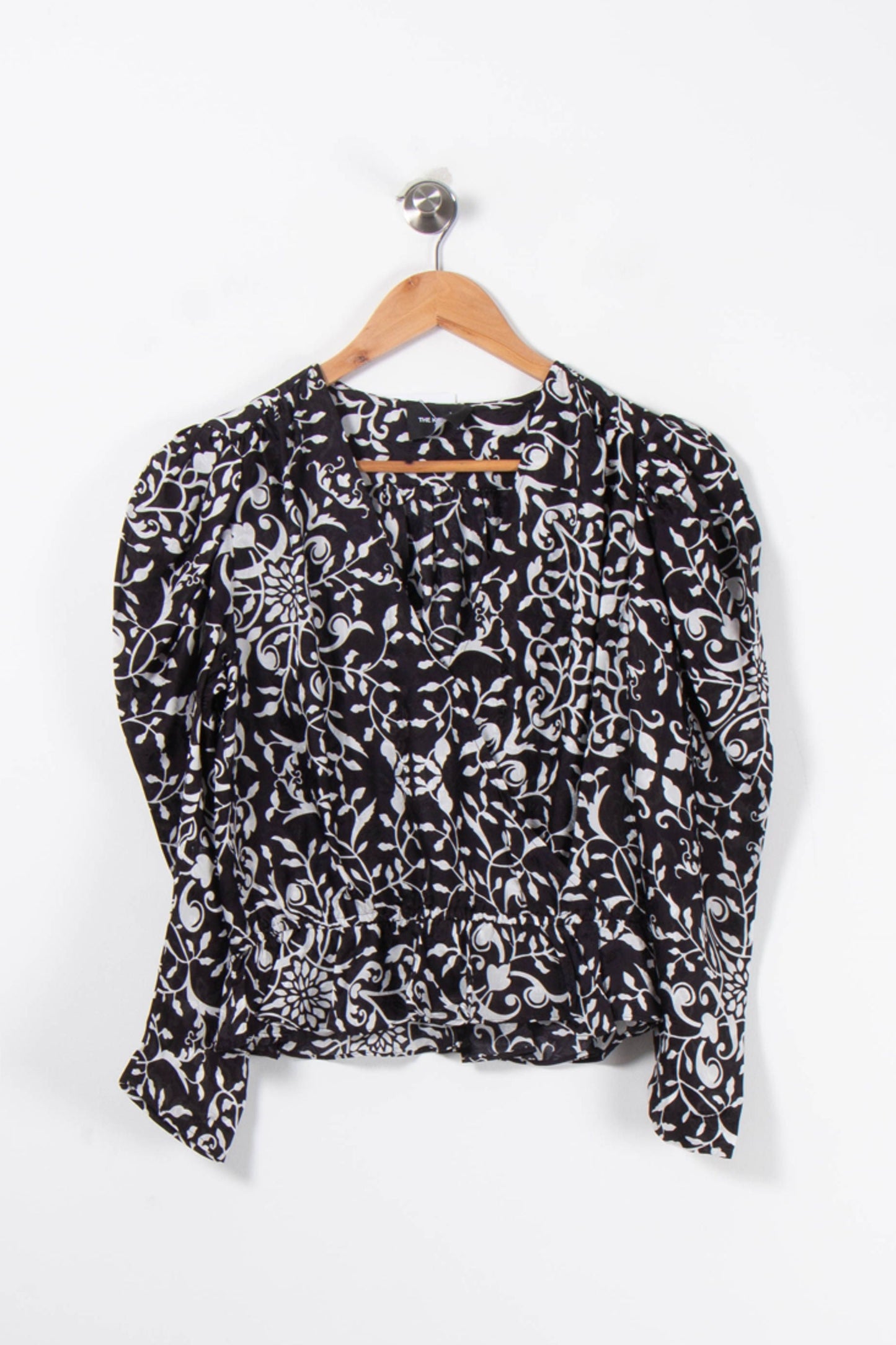 Blouse Noire et Blanche - Taille L/40