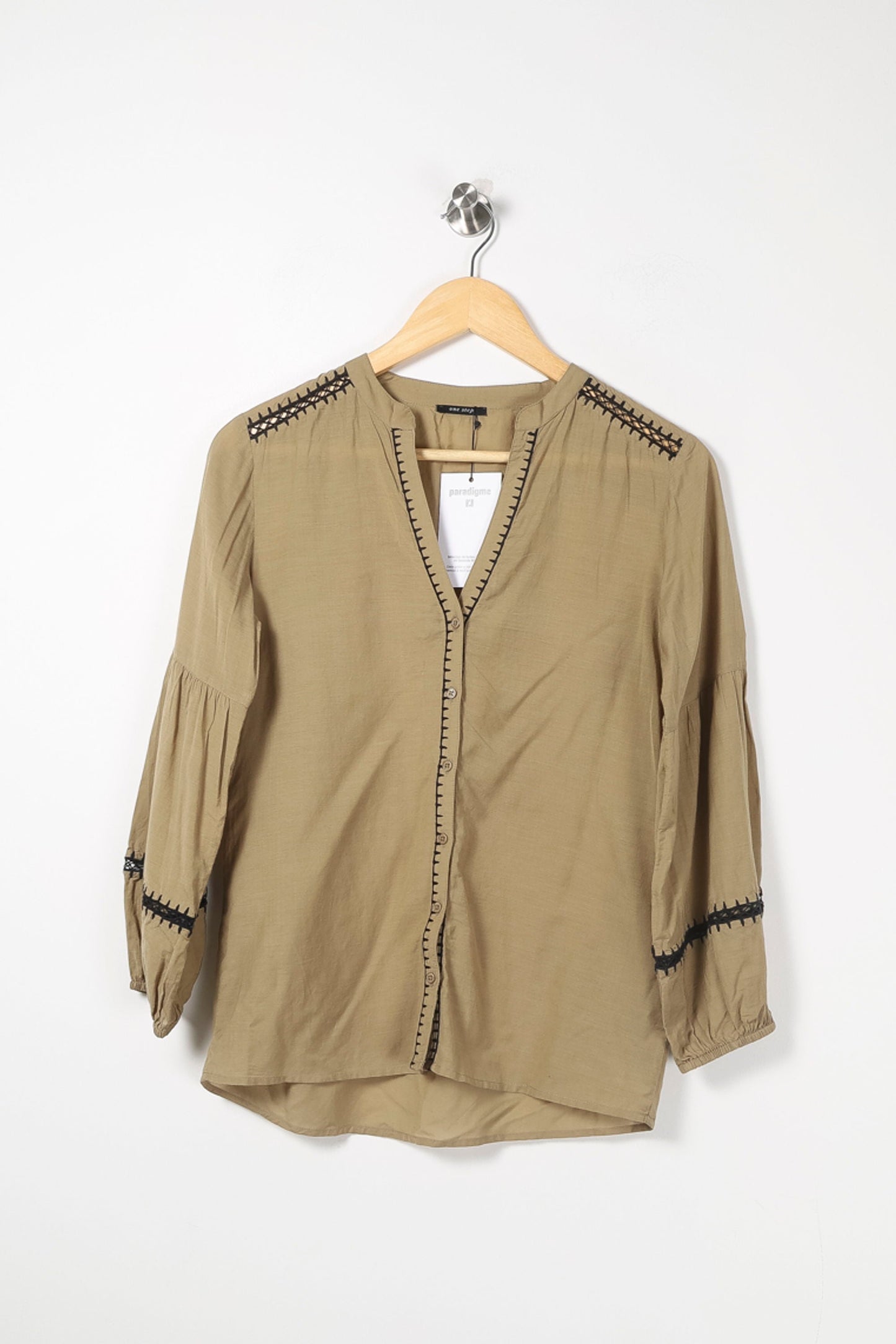 Blouse kaki - Taille XS/34