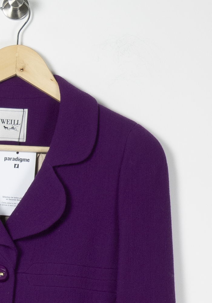 Veste Courte Violette - Taille M/38