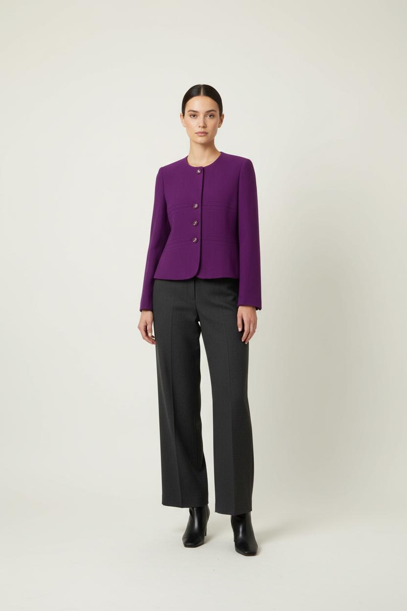 Veste Courte Violette - Taille M/38