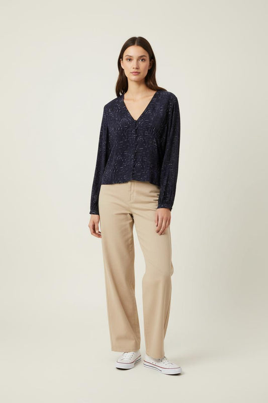 Blouse violette - Taille XL/42