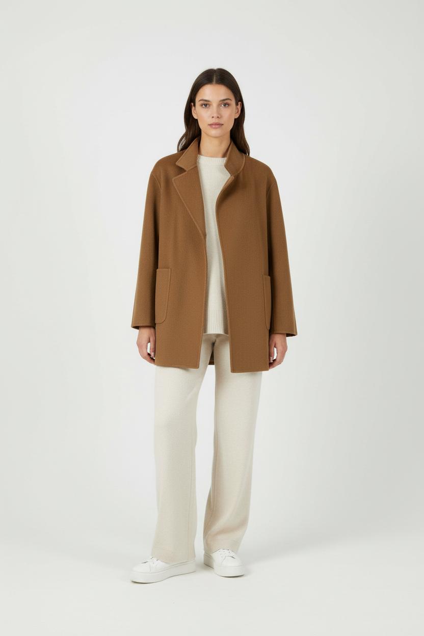 Veste Ceinturée Marron - Taille M/38