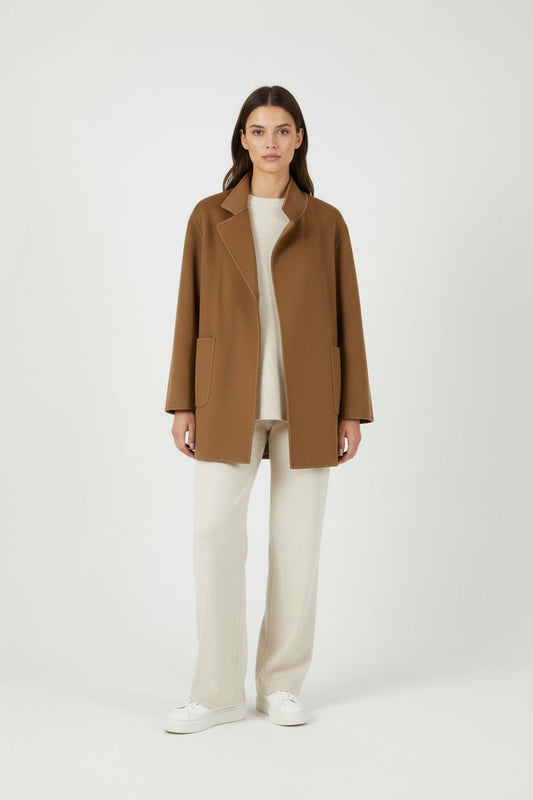 Veste Ceinturée Marron - Taille M/38