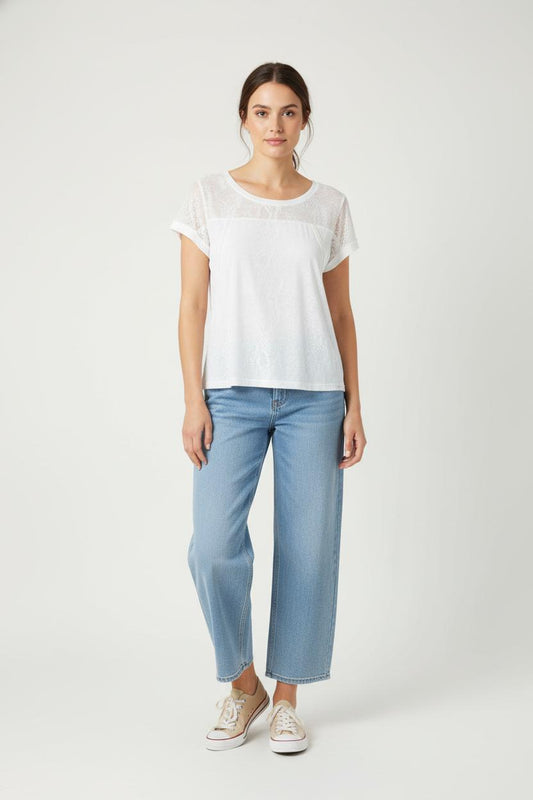 T-shirt Blanc - Taille M/38