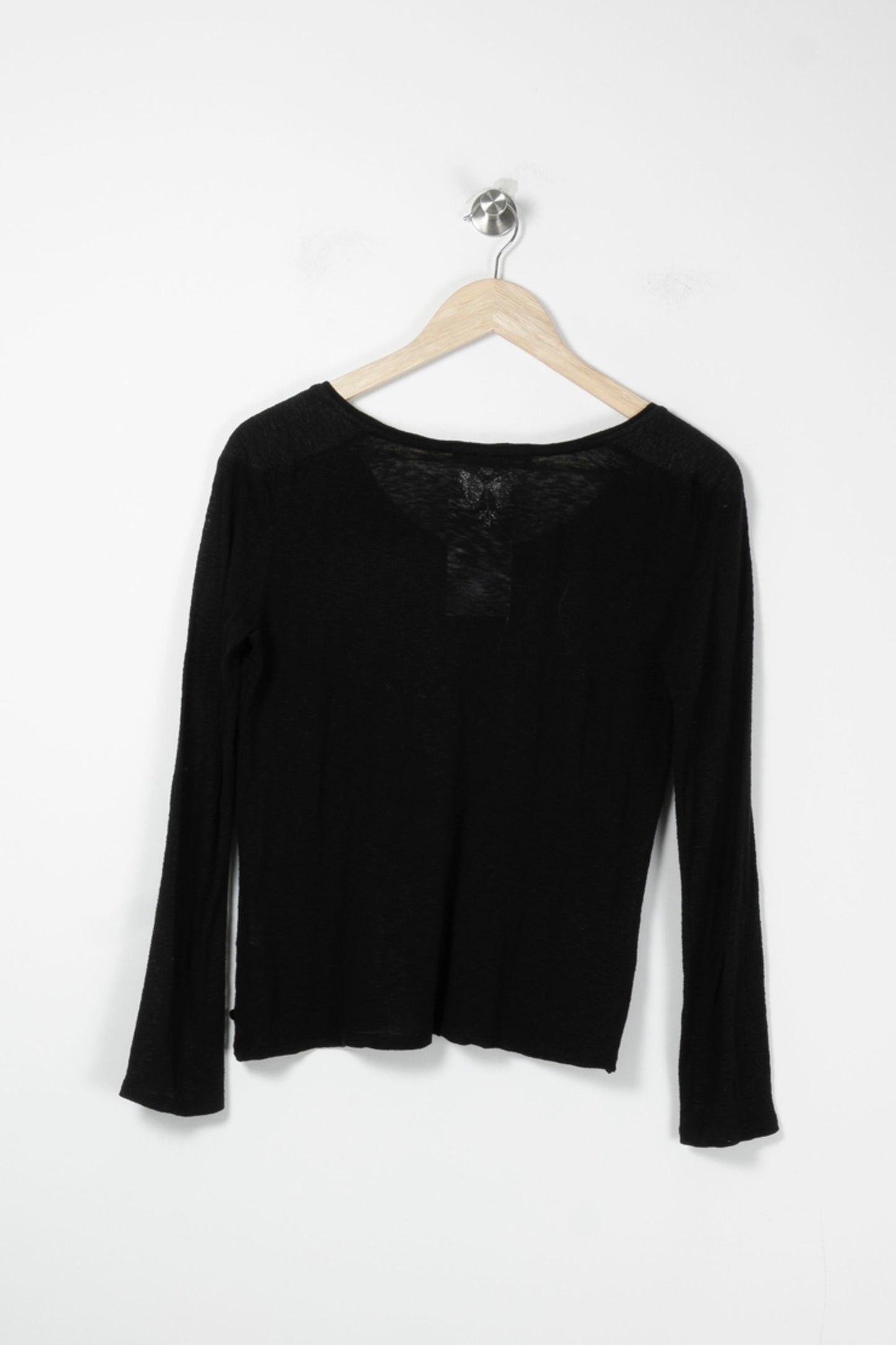 Henley Noir - Taille S/36