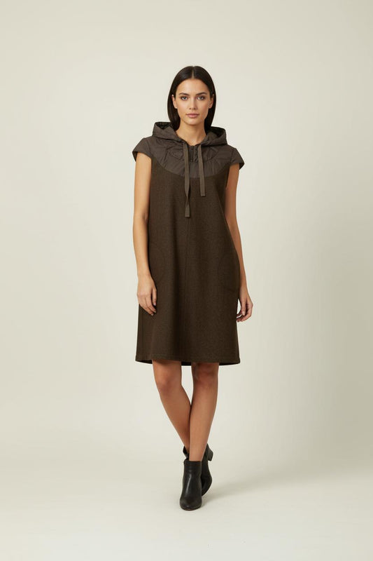 Robe Courte Marron - Taille M/38