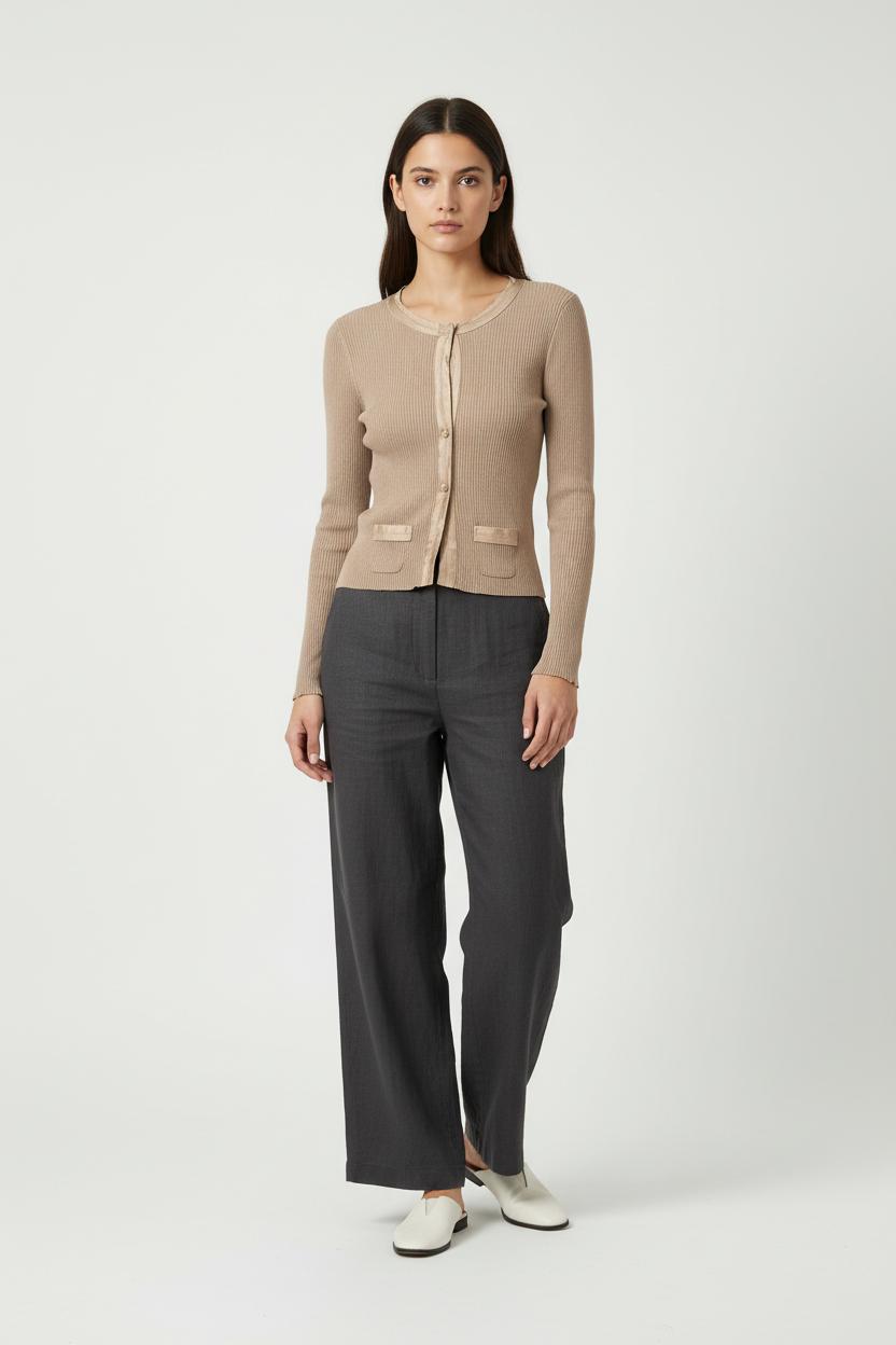 Cardigan Beige - Taille M/38