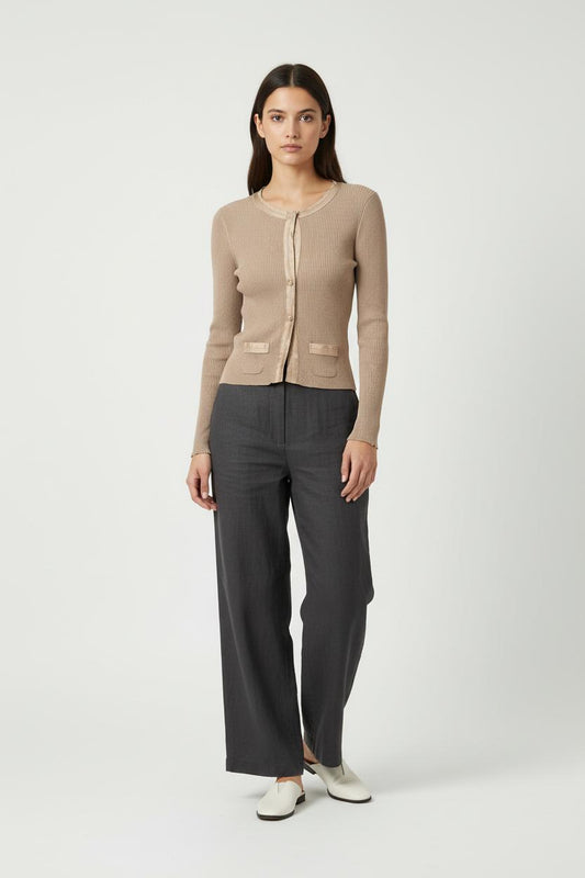 Cardigan Beige - Taille M/38