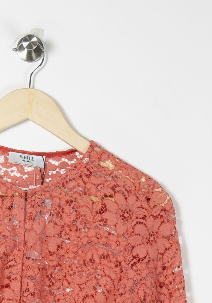 Veste En Dentelle Rouge - Taille M/38