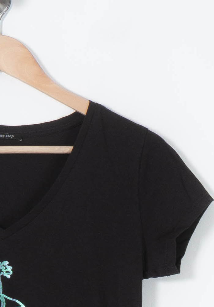 Tee-shirt Noir - Taille XS/34