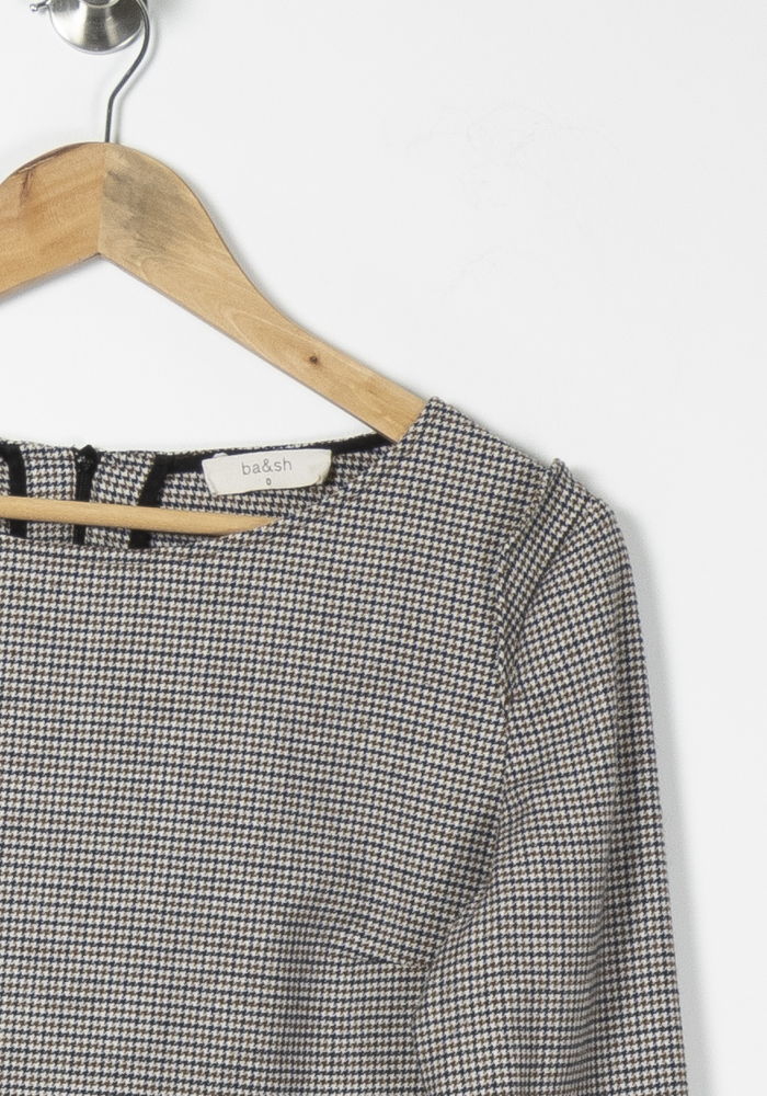 Blouse Noire et Blanche - Taille XS/34