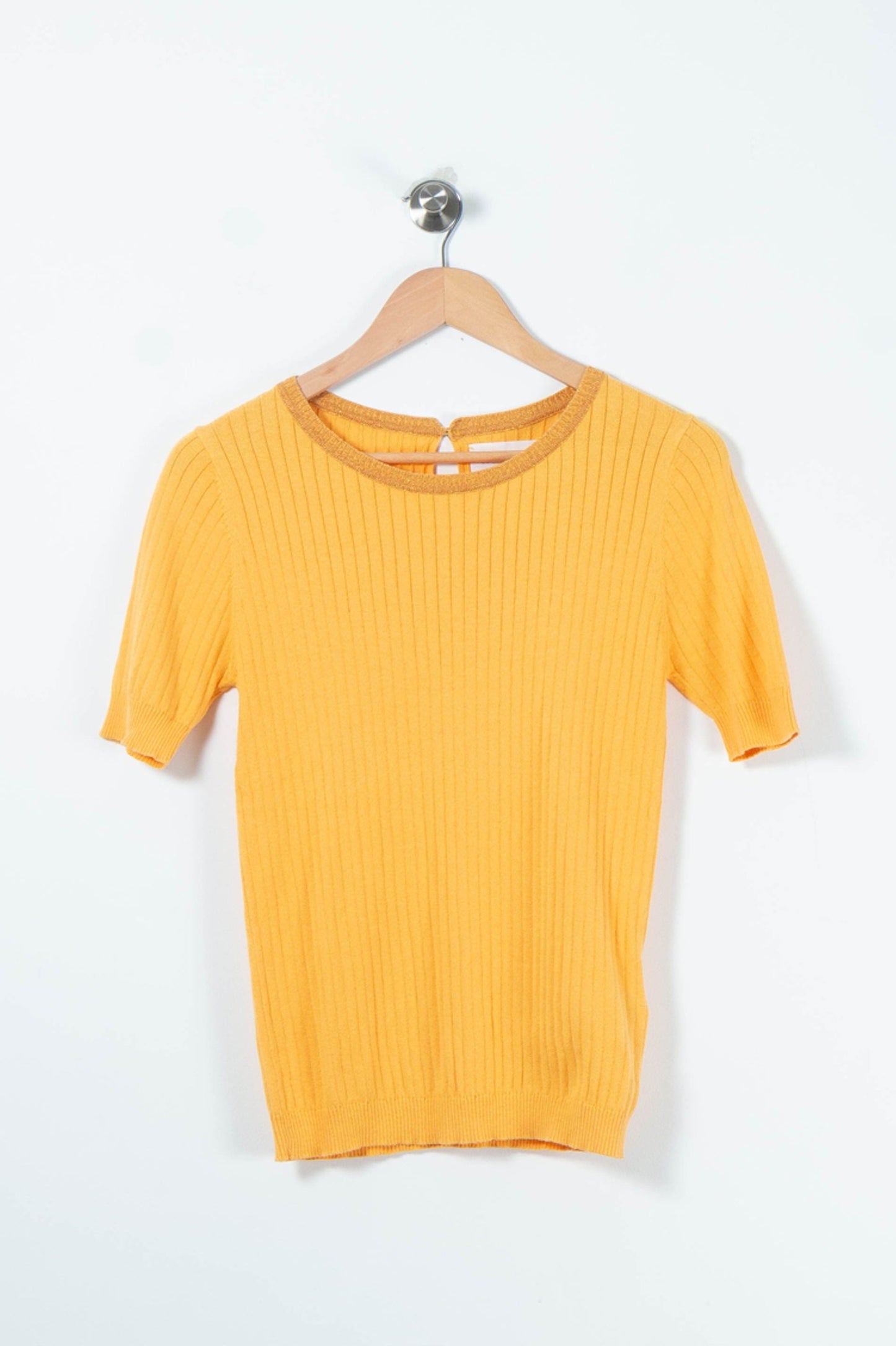 Pull Côtelé Orange - Taille S/36