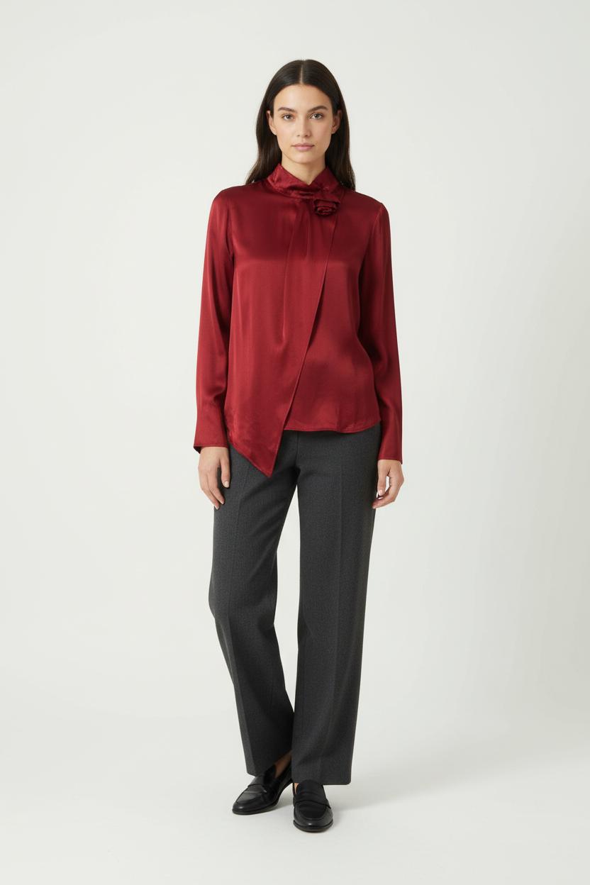 Blouse Bordeaux - Taille M/38