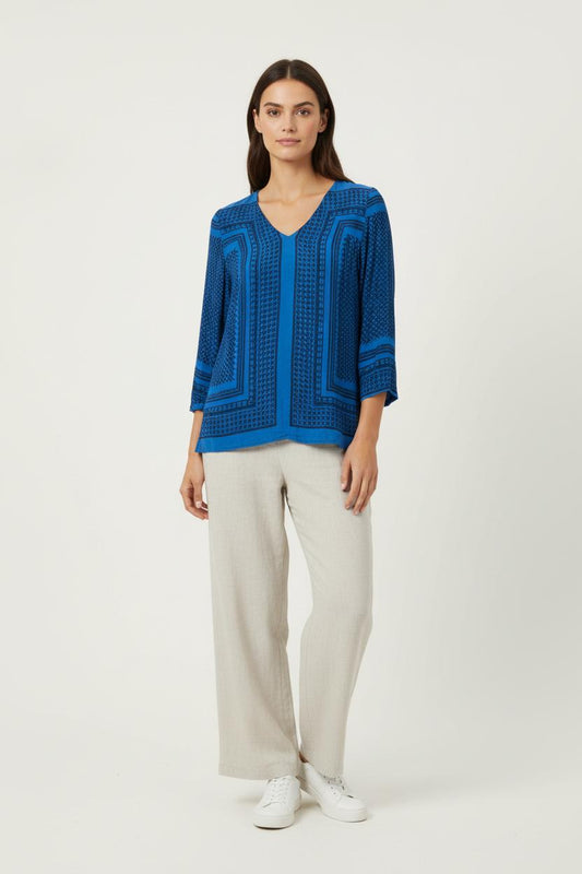 Blouse Bleue - Taille S/36