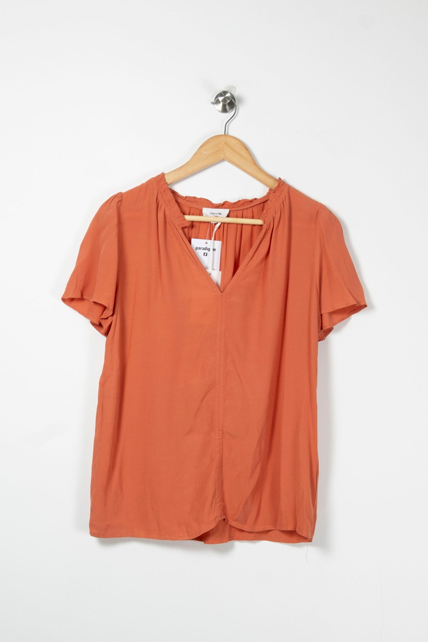 Blouse orange - Taille S/36