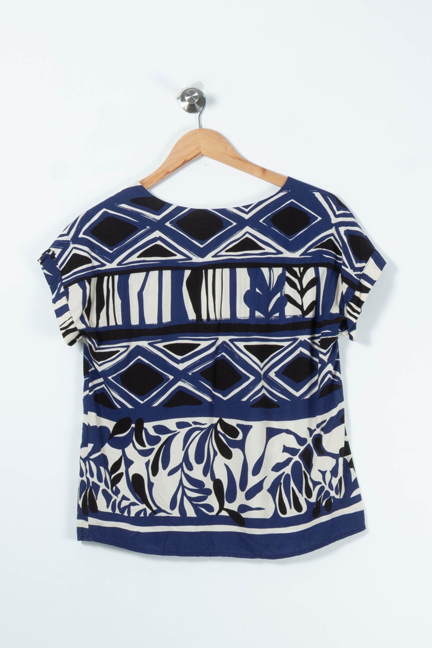 Blouse Bleu et Blanche - Taille M/38