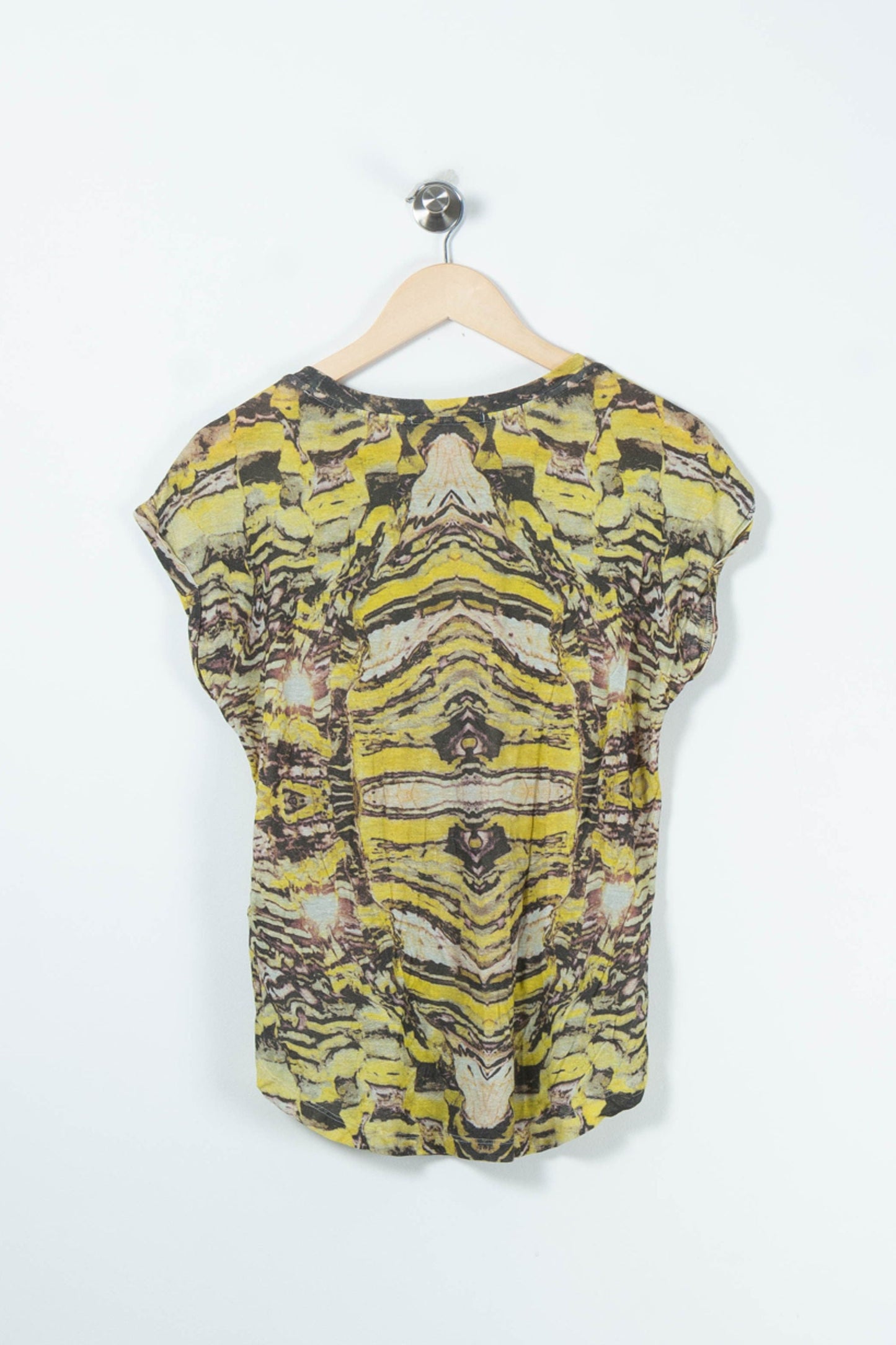 Tee-shirt Jaune et Marron - Taille S/36