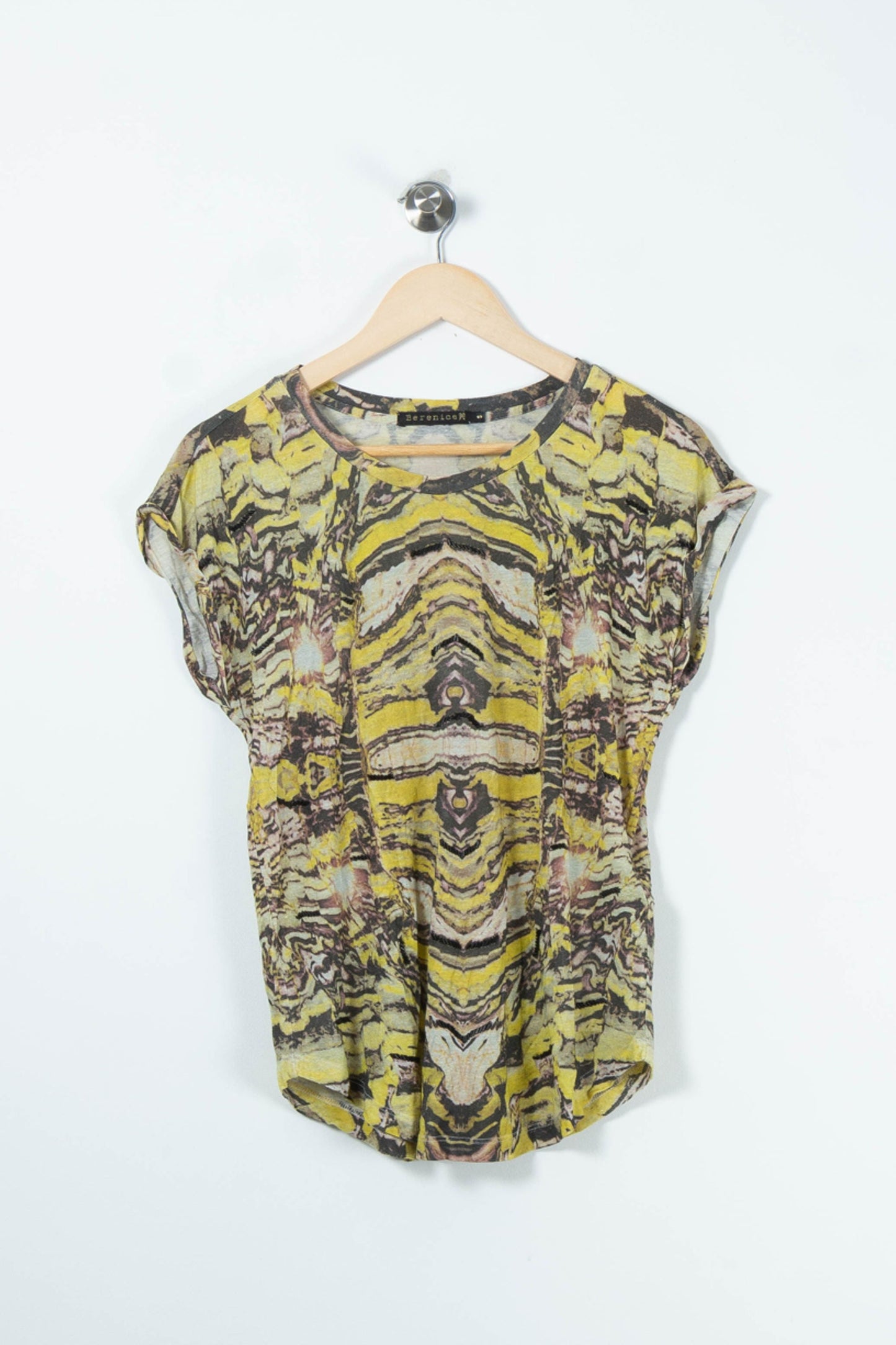 Tee-shirt Jaune et Marron - Taille S/36