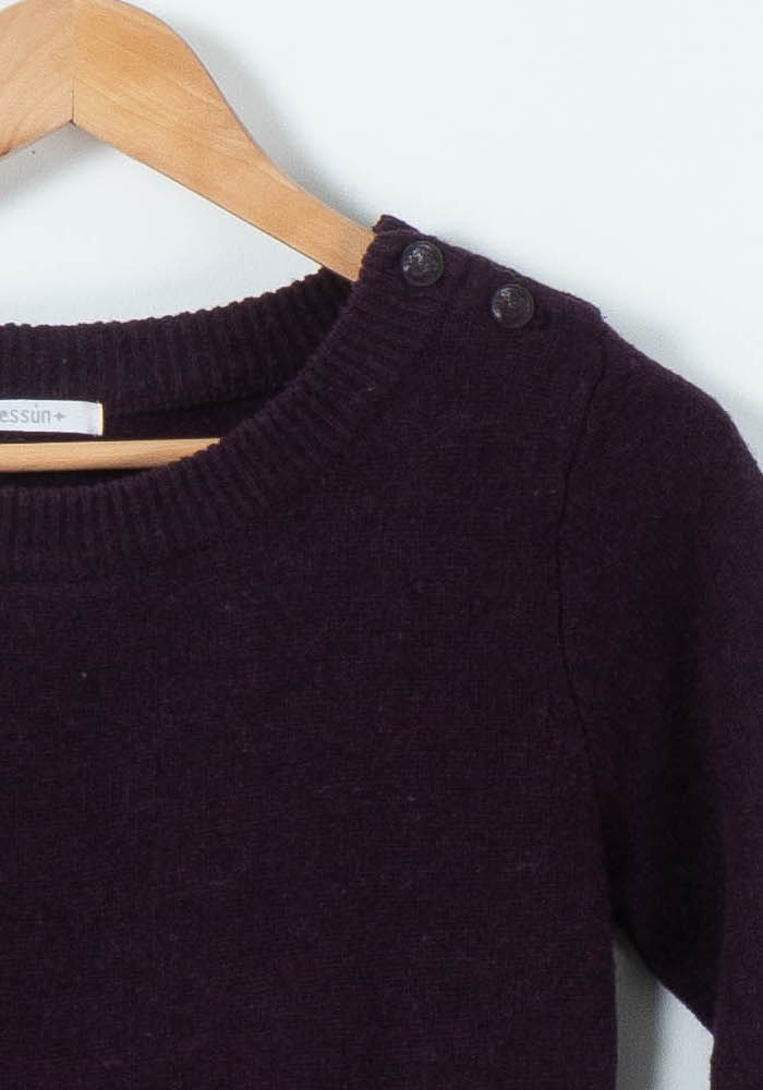 Pull Bordeaux - Taille S/36