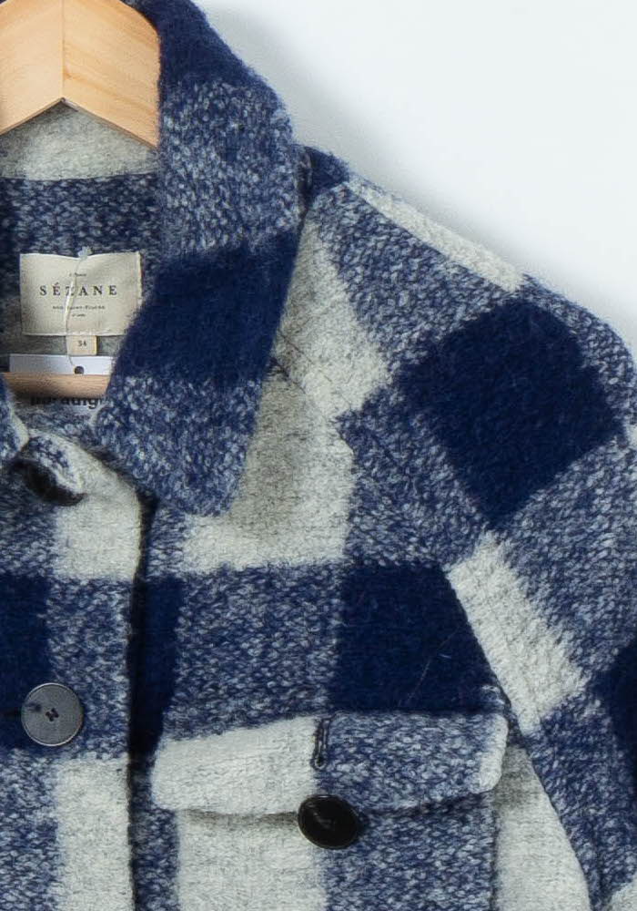 Veste Bleu et Blanche - Taille XS/34