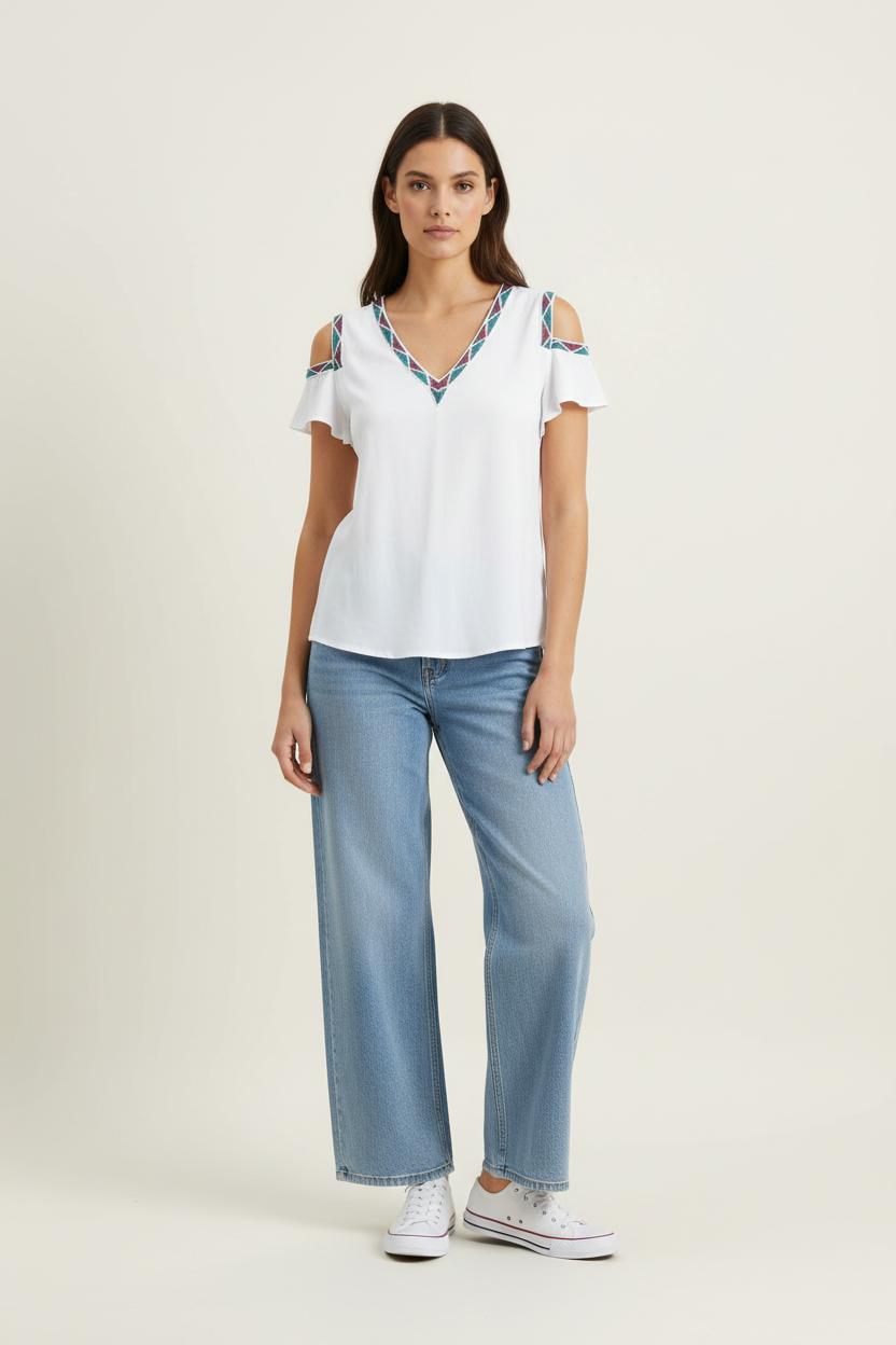 Blouse Blanche - Taille S/36