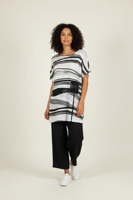 Tunique Noire et Blanche - Taille XXXL/46