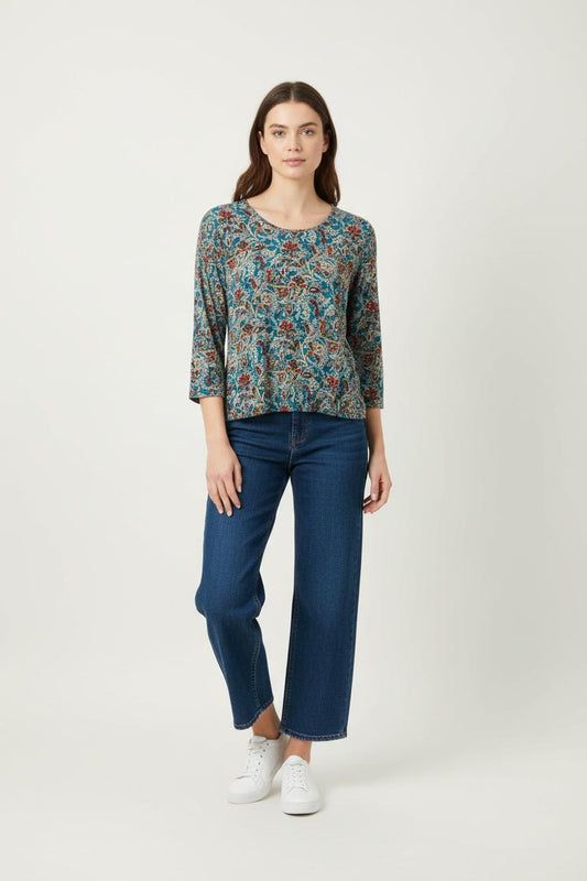 Blouse multicolore - Taille S/36